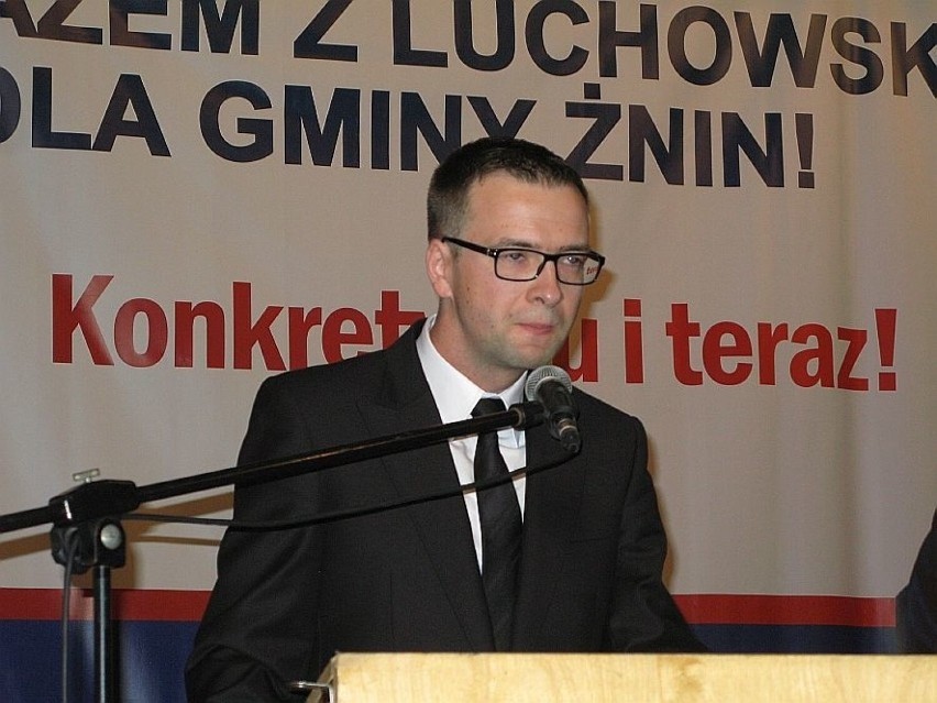 Łukasz Marnocha (tutaj jako kandydat Komitetu Wyborczego...
