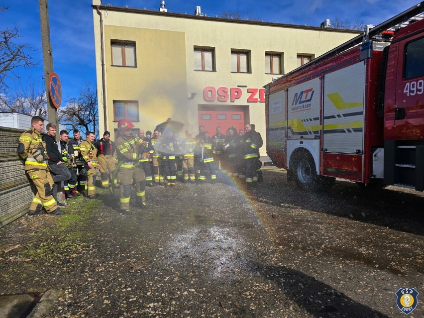Ćwiczenia dedykowane były dla strażaków z gminy Zduny