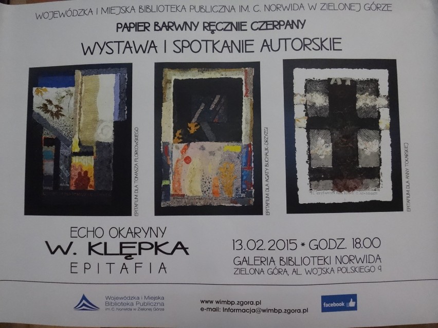 "Echo okaryny" i Epitafia Władysława Klępki [ZDJĘCIA]