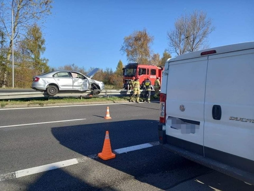 Wypadek w Bolesławiu na DK 94