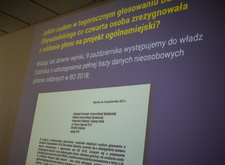 „Zniknęły” tysiące głosów w Budżecie Obywatelskim Gdańska?...