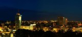 Panorama Gdańska w nocnej scenerii - zdjęcia