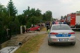 Wypadek w Topoli Królewskiej. Kierowca uciekał przed policją