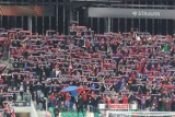 Kibice Rakowa Częstochowa na meczu Ligi Europy ze Sturmem Graz w Sosnowcu. Zobacz ZDJĘCIA fanów z trybun