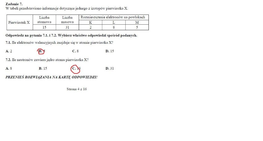 14 listopada 2012 druga część próbnego egzaminu...