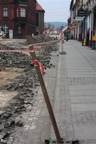 Rynek rozkopany - są utrudnienia