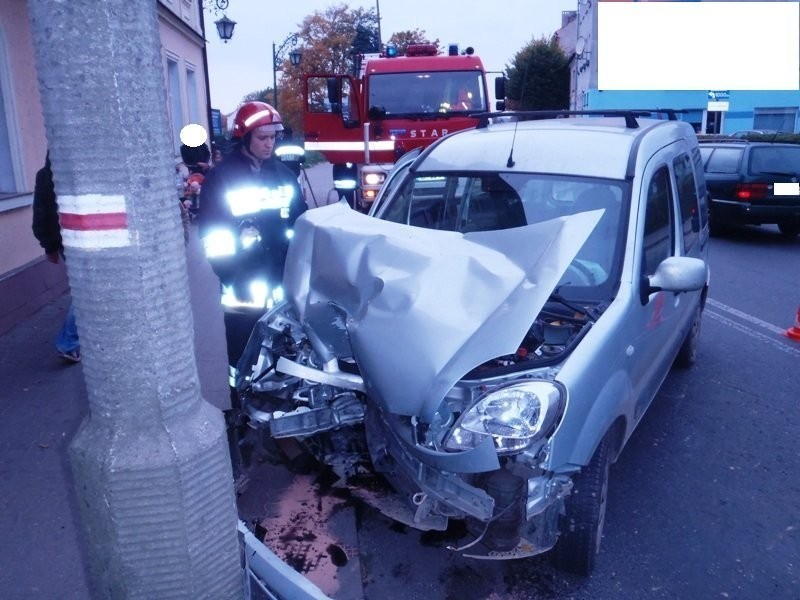 Wypadki samochodowe w Braniewie - zdjęcia