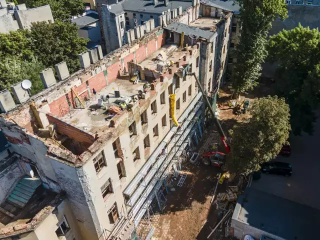 Dobiega końca rewitalizacja zabytkowej kamienicy przy ul. Kilińskiego 36 w centrum Łodzi. Prace remontowo-budowlane zostaną zakończone w czwartym kwartale tego roku i pochłoną ponad 13 mln zł.