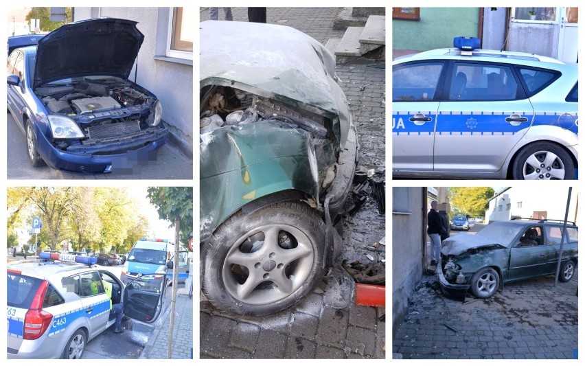 Wypadek w Brześciu Kujawskim. Sprawczyni oddaliła się z miejsca zdarzenia. Po powrocie miała ponad 2 promile [zdjęcia, wideo]