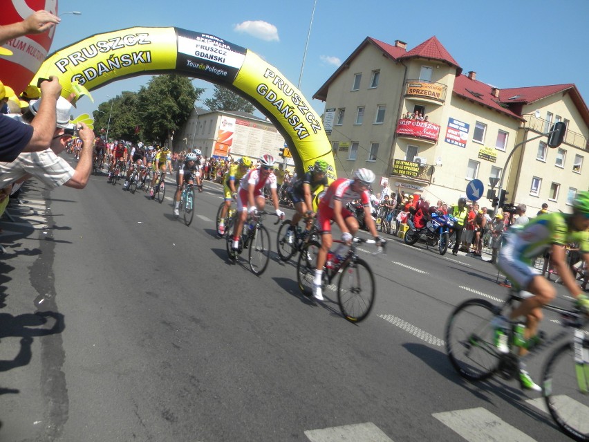 Pruszcz Gd.: Tour de Pologne. Peleton przejechał drogą krajową nr 91 [ZDJĘCIA]