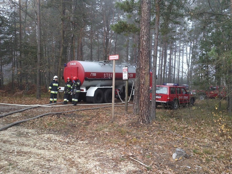 Ćwiczenia strażackie w Kuczkowie