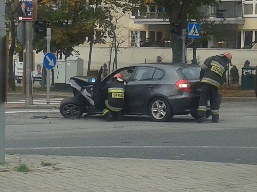 Wypadek na ul. Redłowskiej w Gdyni