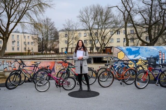 Klaudia Kowalska odpowiadała za koordynację akcji „Rower podaj dalej”