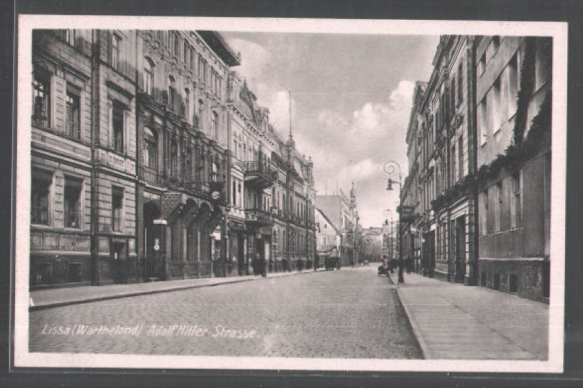 Jedna z głównych ulic Leszna  - Słowiańska. Tak wyglądała przed laty