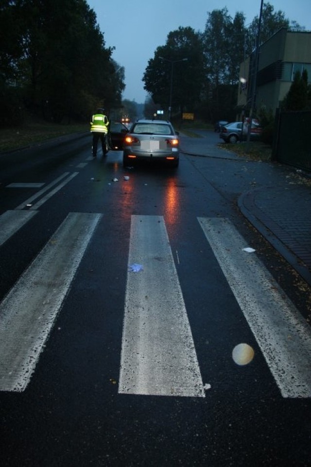 Wypadek w Jastrzębiu: potrącił 76-latkę na pasach