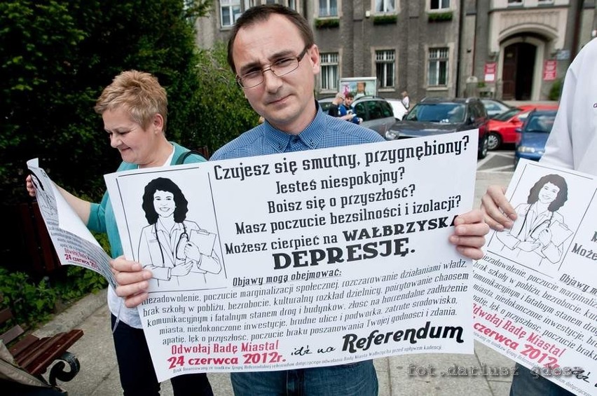 W Wałbrzychu zaczęli kampanię referendalną
