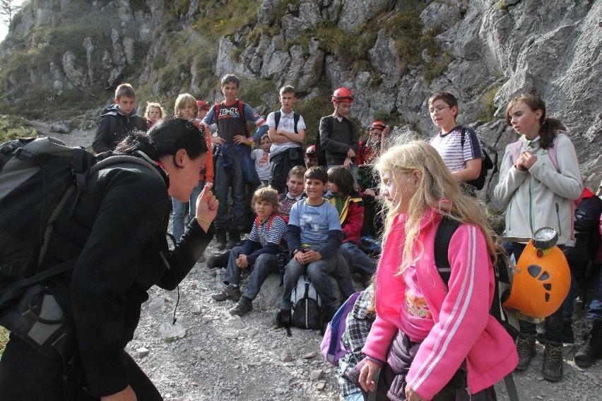 Myszków: Dzieci poznawały ze speleologami Jurę i Tatry [ZDJĘCIA]