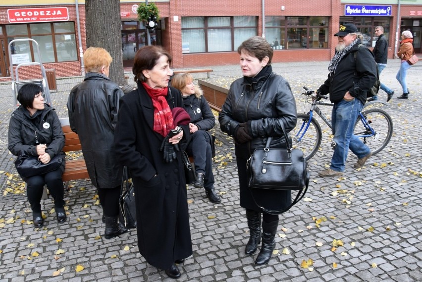 Czarny protest w Stargardzie. Kobiety dobitnie wyraziły swoje zdanie