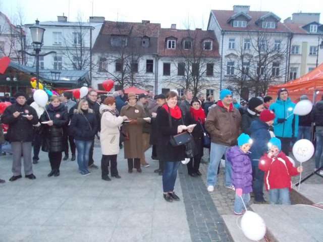 I Love Płock - tysiące walentynek poleciało do nieba