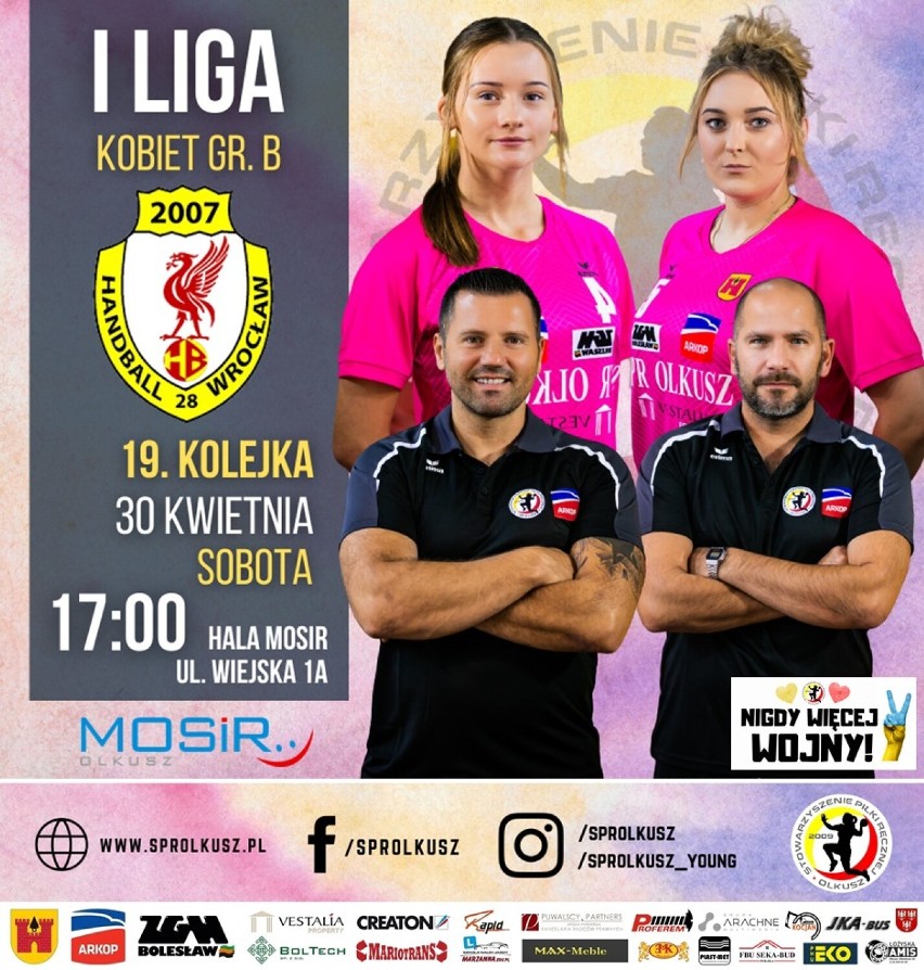 SPR Olkusz – AZS AWF Handball Wrocław...