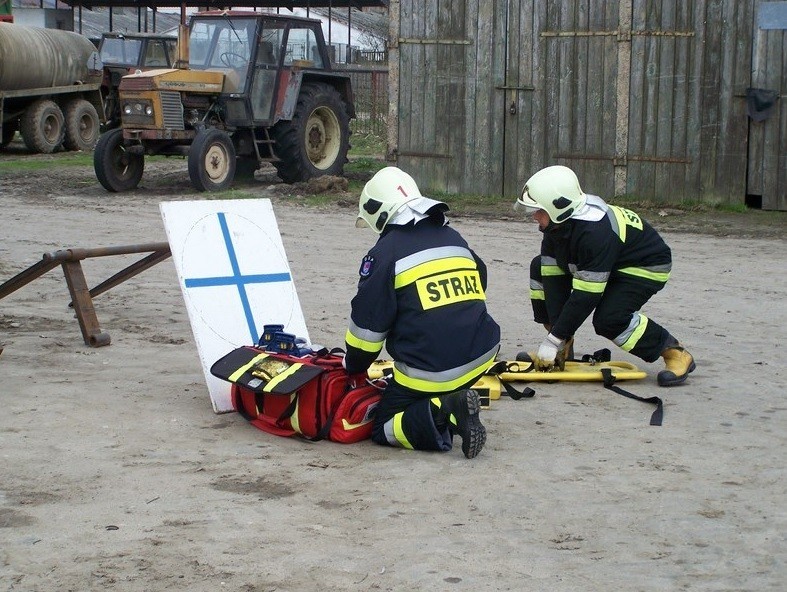 Do zdarzenia doszło wczoraj około 13:00 na terenie Gospodarstwa Rolnego Ferma Suchorze