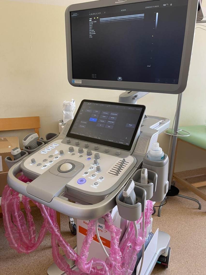 Nowy sprzęt w kaliskim szpitalu. Ultrasonograf trafił na Oddział Chorób Dziecięcych