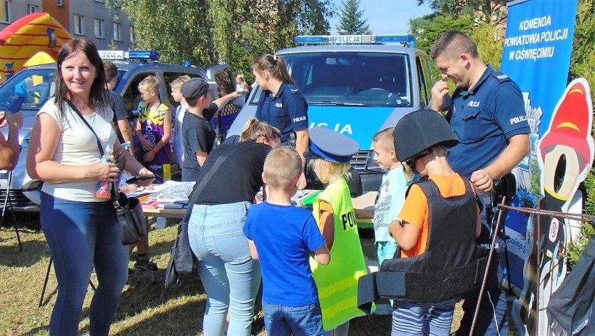 Na osiedlu Stare Stawy w Oświęcimiu, przy okazji pikniku...