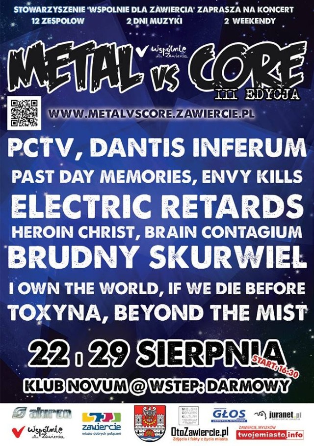 Metal vs Core w Zawierciu 2014.