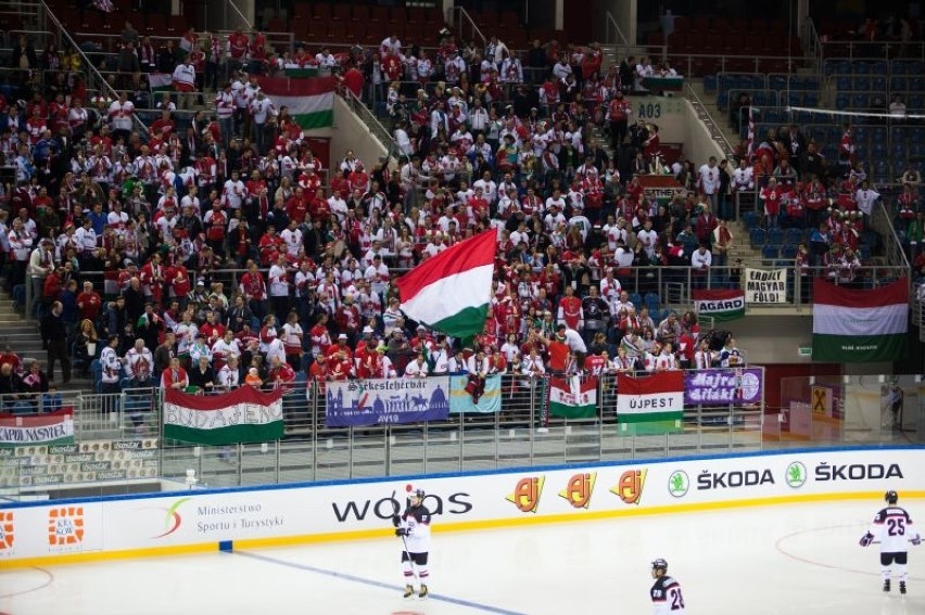 Hokejowe MŚ w Krakowie. Wygrana Węgier na początek [ZDJĘCIA]