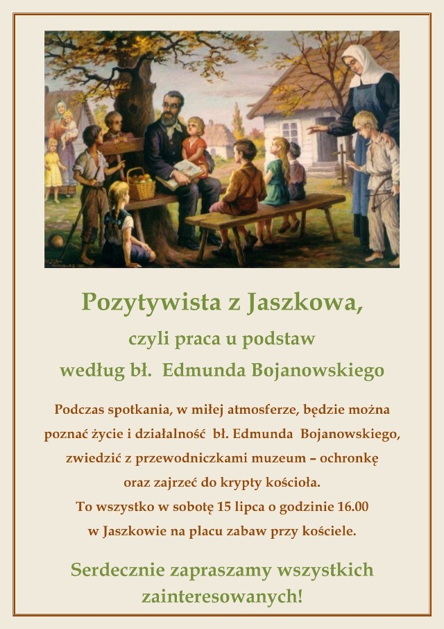 W Jaszkowie o bł. Edmundzie Bojanowskim