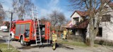 Pożar domu jednorodzinnego w Darłowie na ulicy Chopina [ZDJĘCIA]