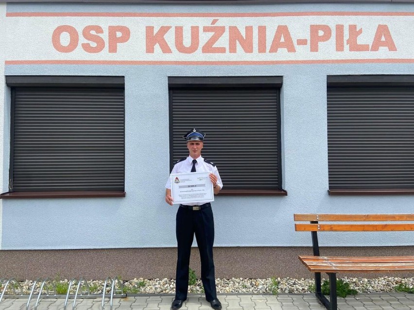 Bartłomiej Ogrodowicz, prezes OSP Kuźnia-Piła