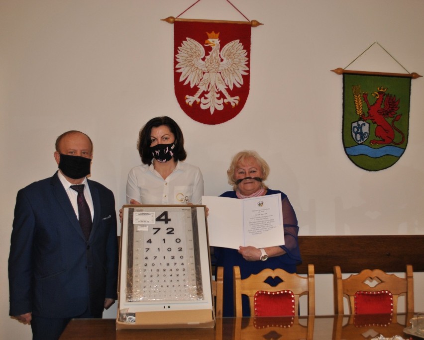 Szkoła Podstawowa w Nowej Wsi Lęborskiej ma nową tablicę optometryczną