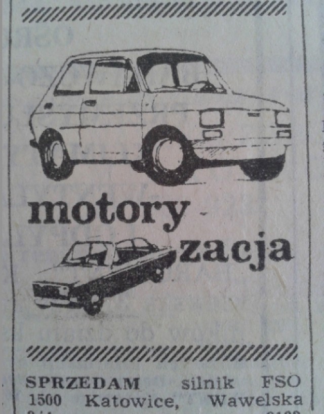 Ogłoszenia motoryzacyjne w DZ w latach 90. - sporo ich było!