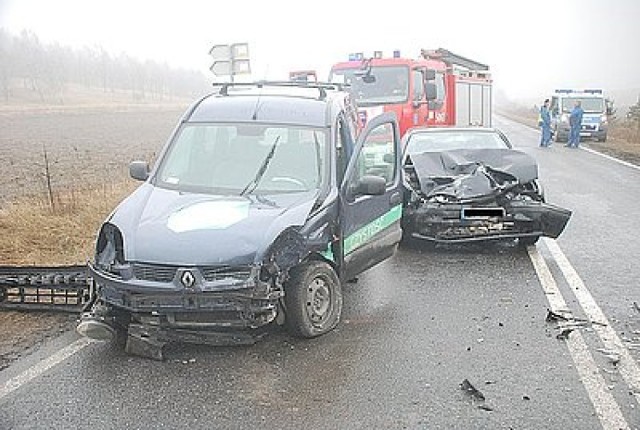 Trzy osoby zostały ranne w wypadku do którego doszło wczoraj (12 ...