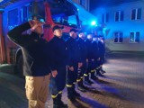 Strażacy z Szamotuł uczcili pamięć śp. sekc. Bartosza Błyskala. Hołd dla tragicznie zmarłego strażaka