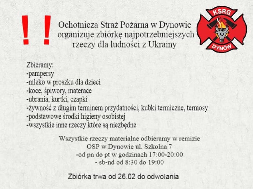 Podrzeszowskie gminy - m.in. Hyżne, Błażowa, Dynów - pomagają uchodźcom wojennym z Ukrainy [ZDJĘCIA]