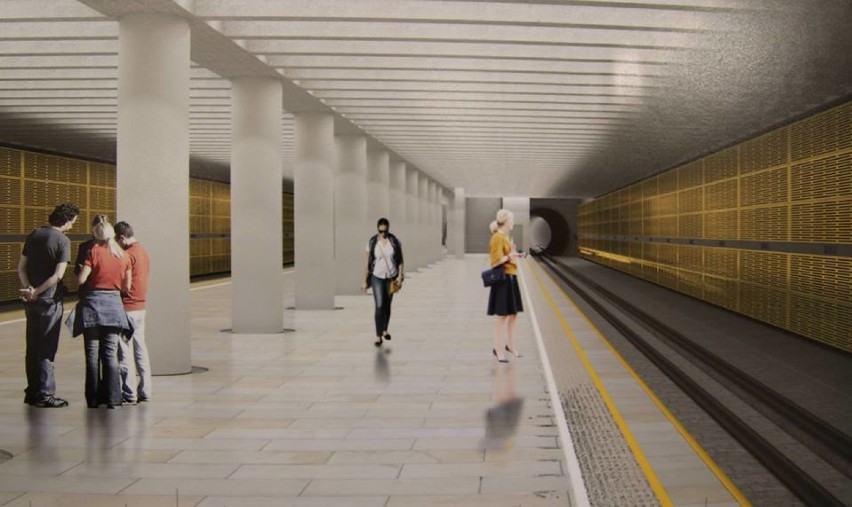 Tak będzie wyglądało metro na Bemowie. Wybrano projekt stacji II linii! [WIZUALIZACJE]