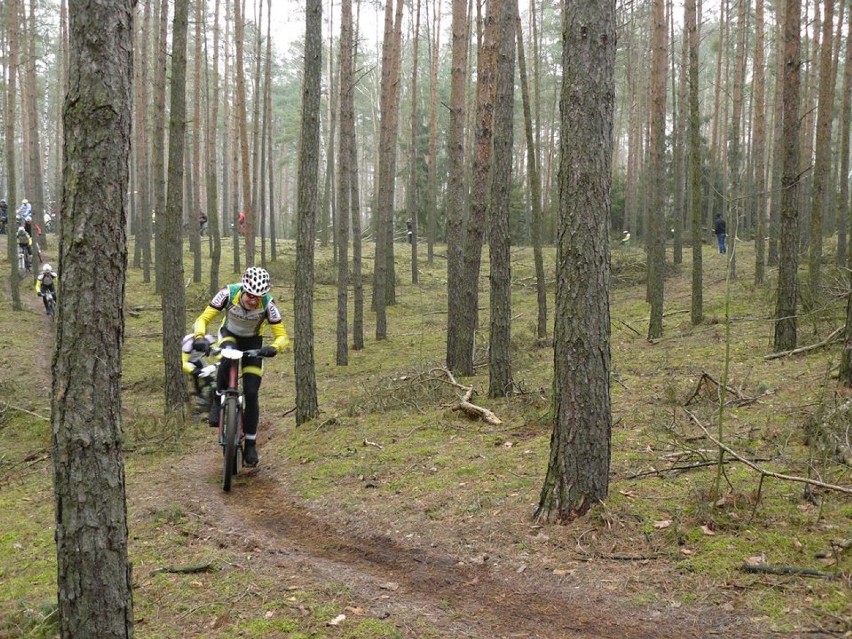 Leśny wyścig MTB w Topoli pod Ostrowem [ZDJĘCIA]