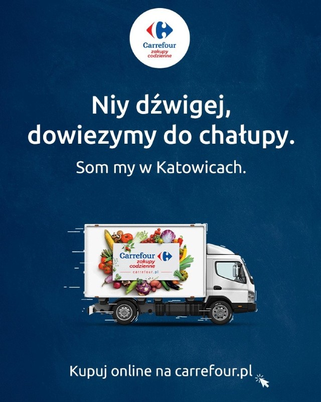 Carrefour uruchamia w Katowicach internetowy sklep spożywczy. E-sklep sieci jest dostępny dla katowiczan od 26 lutego