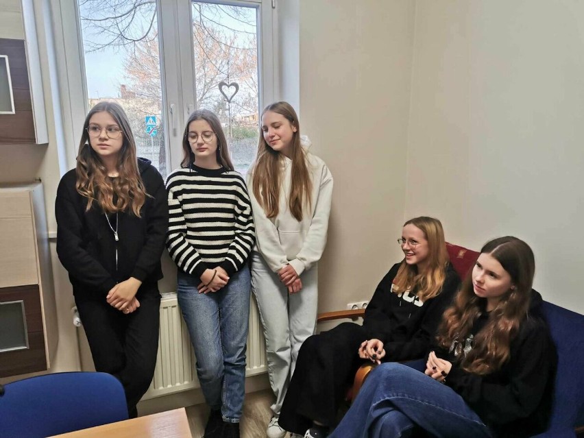 Wizyta licealistów w Poradni Psycholgiczno-Pedagogicznej w Grodzisku Wielkopolskim
