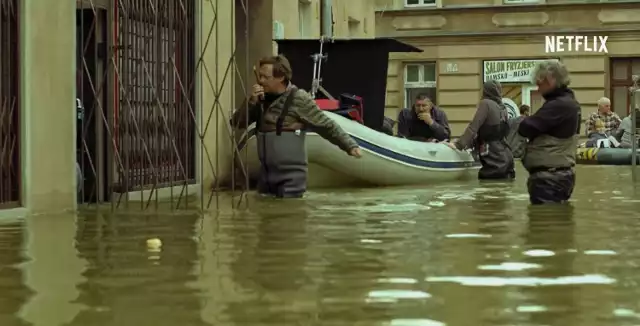 Tak powstawał serial "Wielka woda"