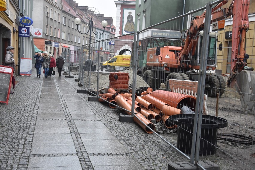 Trwa przebudowa ulicy Długiej w Raciborzu