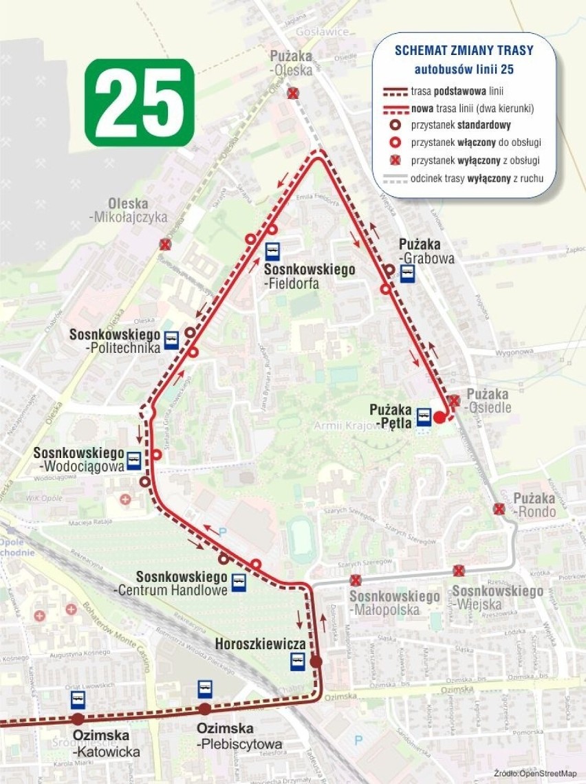 Kolejne zmiany w organizacji ruchu w Opolu. Kierowcy i pasażerowie autobusów MZK muszą przygotować się na trudności 