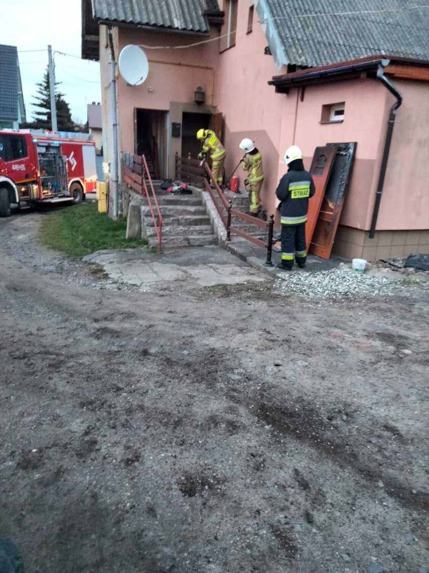Pożar budynku mieszkalnego w miejscowości Przyjaźń. Na...