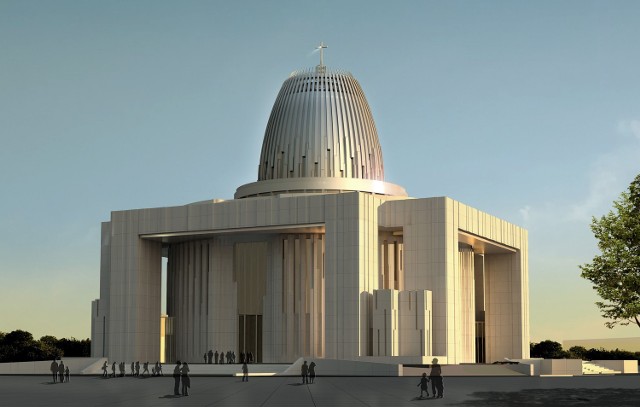 Krzyż na Świątyni Opatrzności Bożej sprawił, że stała się ona najwyższym kościołem w Warszawie