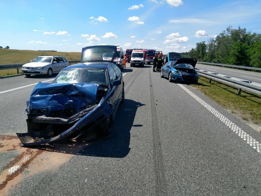 Wypadek na autostradzie! Ruch pasem awaryjnym w kierunku Gdańska [ZDJĘCIA]