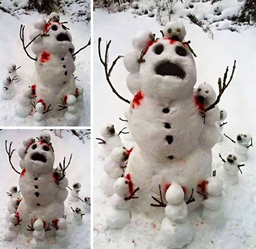 Najbardziej pomysłowe śniegowe bałwany jakie widziałeś!...