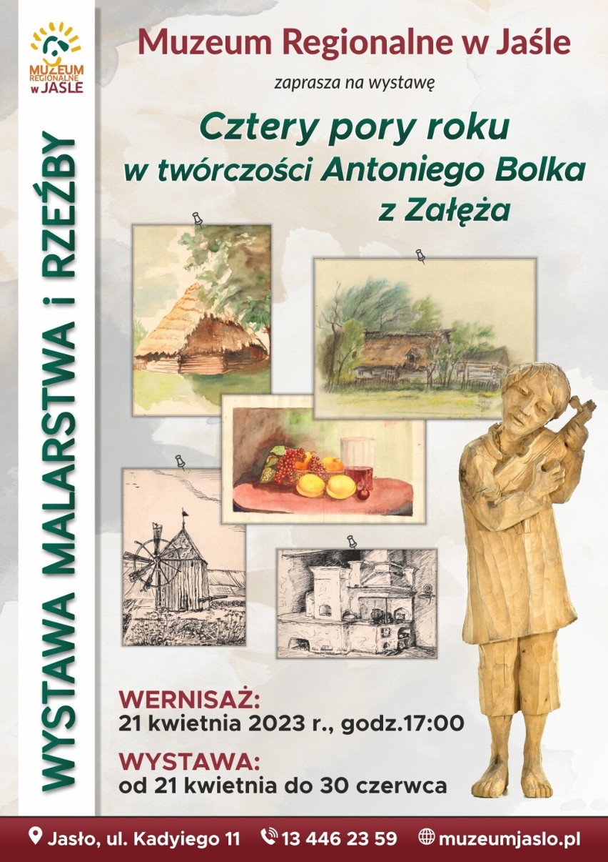 Malarstwo i rzeźba Antoniego Bolka w jasielskim muzeum