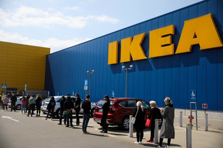 Kraków. Tłumy ruszyły na zakupy do sklepu IKEA [ZDJĘCIA]  